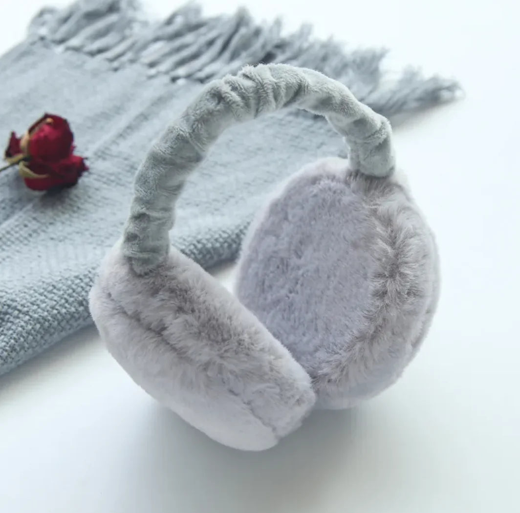 Cute Burger Plush Earmuffs WEM Support (www.WEM.support)