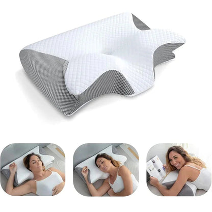 Ergonomic Contour Neck Pillow WEM Support (www.WEM.support)