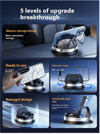 Fixed Dashboard Suction Cup Phone Holder WEM Support (www.WEM.support)