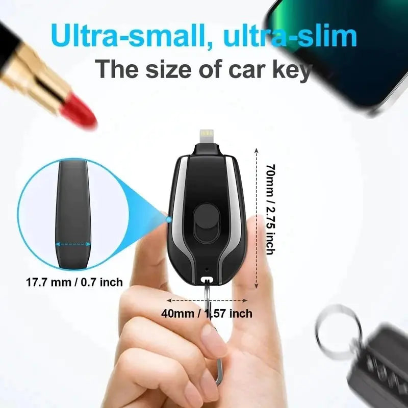 1500mAh Mini Power Emergency Pod WEM Support (www.WEM.support)