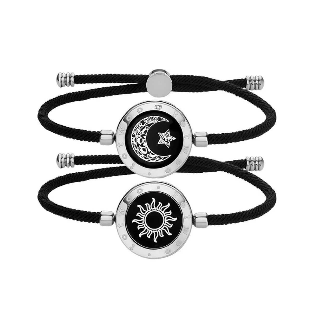 Sun-Moon Smart Sensing Couple Bracelet WEM Support (www.WEM.support)