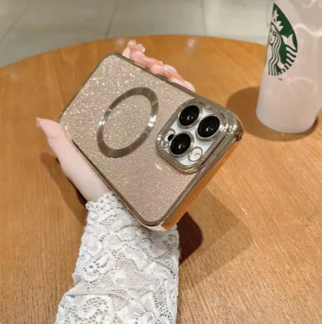 Magnetic Transparent Soft Case – Electroplated Protective Cover WEM Support (www.WEM.support)