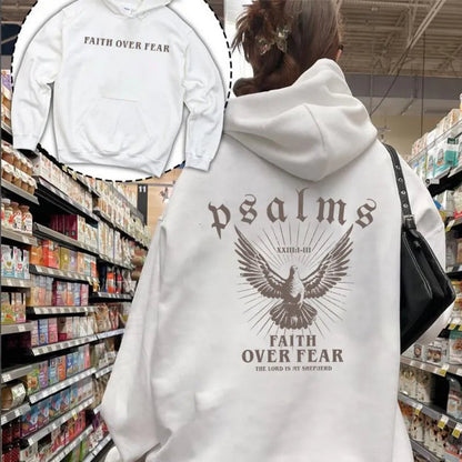 Hoodie Bible Scripture Pattern Girly Style Sweatshirt WEM Support (www.WEM.support)