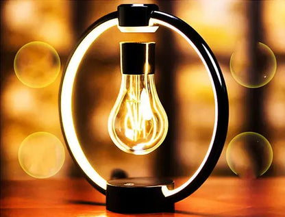 Magnetic Levitation Bulb Retro Bedroom Bedside LED Eye Protection Night Light WEM Support (www.WEM.support)