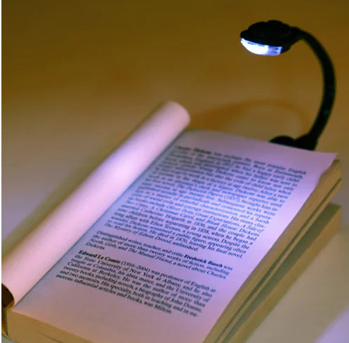 LED Clip-On Reading Light WEM Support (www.WEM.support)