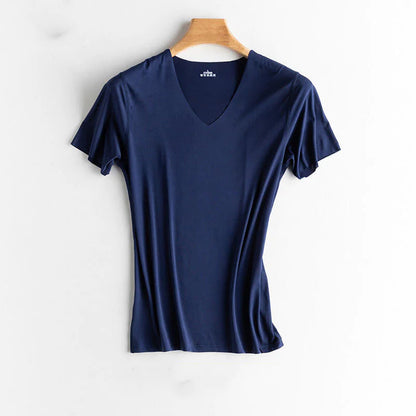 Ice Silk V-Neck T-Shirt WEM Support (www.WEM.support)