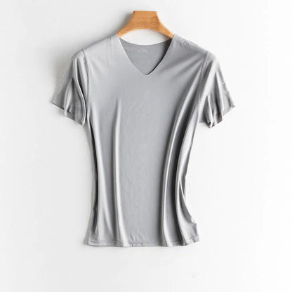Ice Silk V-Neck T-Shirt WEM Support (www.WEM.support)
