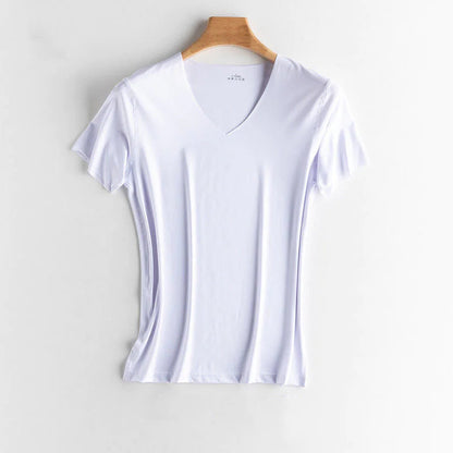 Ice Silk V-Neck T-Shirt WEM Support (www.WEM.support)