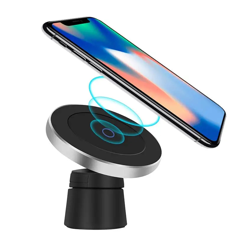 Magnetic Wireless Car Charger WEM Support (www.WEM.support)