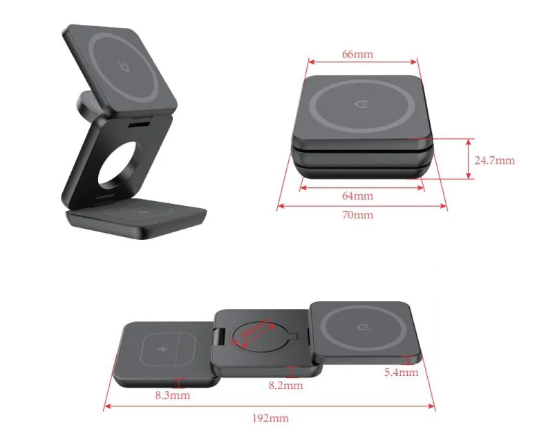 Magnetic Wireless Charging Phone Stand WEM Support (www.WEM.support)