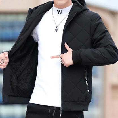 Plaid Fleece Padded Jacket WEM Support (www.WEM.support)