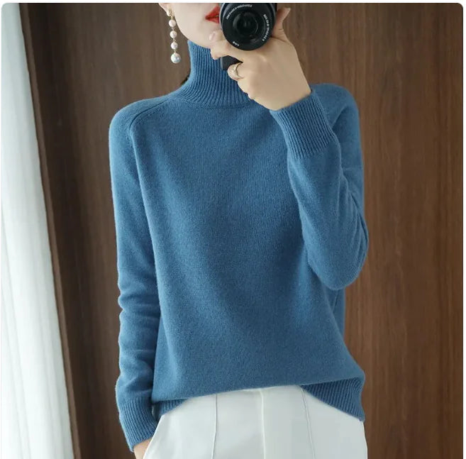 Stand Collar Pullover Sweater WEM Support (www.WEM.support)