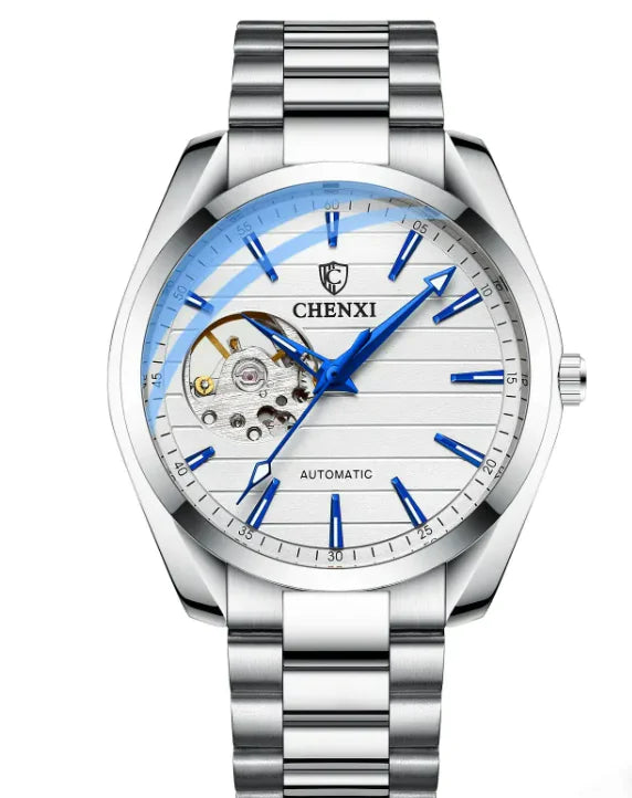 Men's Automatic Hollow Mechanical Watch WEM Support (www.WEM.support)