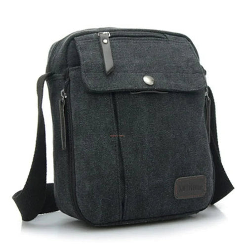 Men's Canvas Shoulder Messenger Bag WEM Support (www.WEM.support)