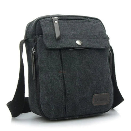 Men's Canvas Shoulder Messenger Bag WEM Support (www.WEM.support)