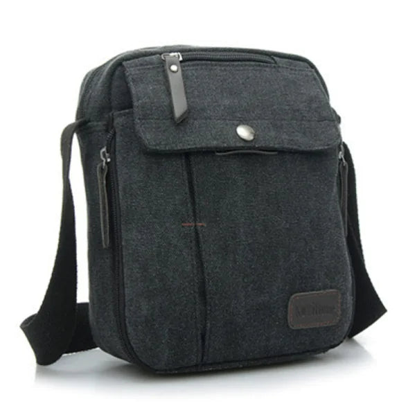 Men's Canvas Shoulder Messenger Bag WEM Support (www.WEM.support)