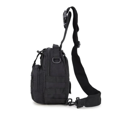 Mens Backpack Tactical Sling Shoulder Bag Molle Travel Chest Pack Outdoor Hiking WEM Support (www.WEM.support)