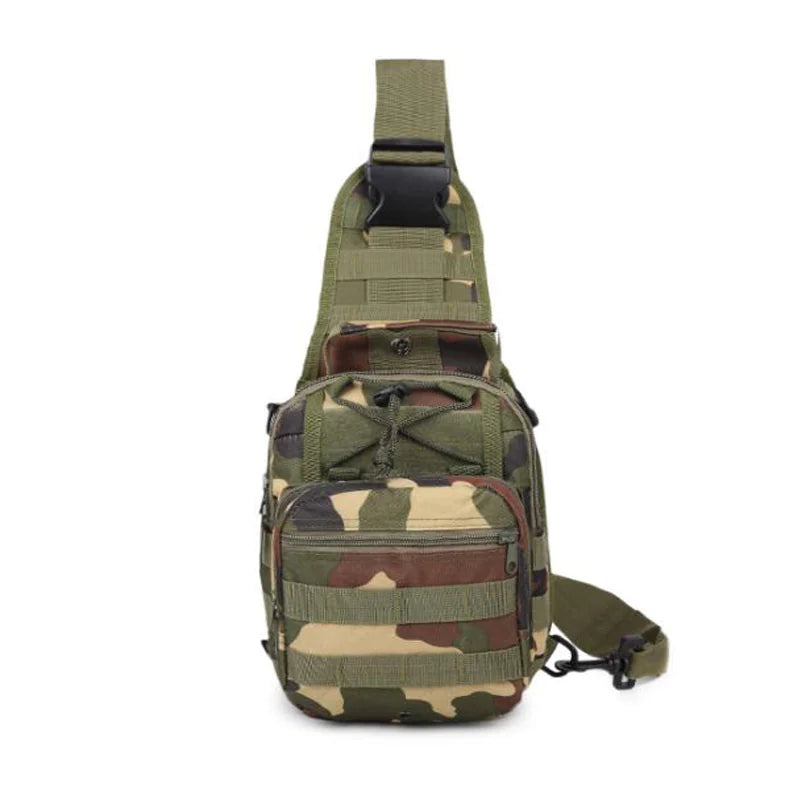 Mens Backpack Tactical Sling Shoulder Bag Molle Travel Chest Pack Outdoor Hiking WEM Support (www.WEM.support)
