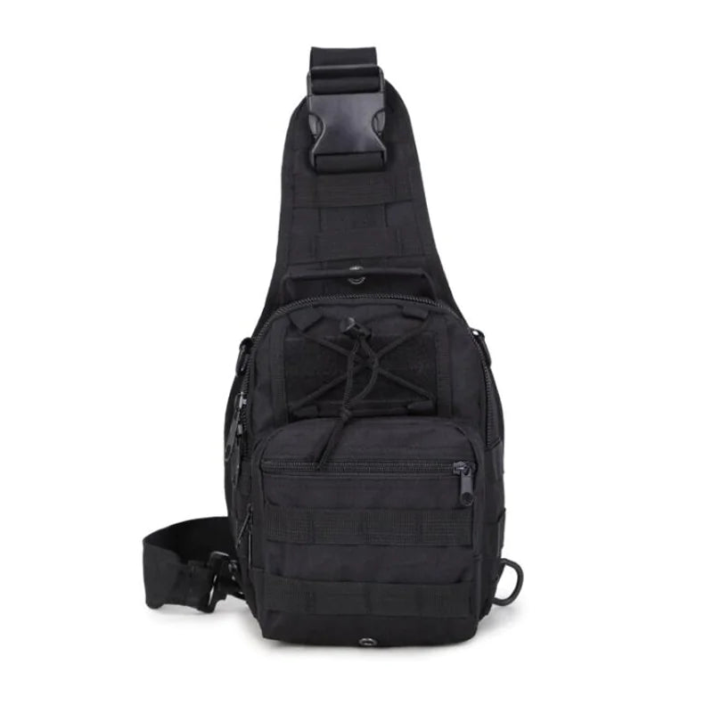 Mens Backpack Tactical Sling Shoulder Bag Molle Travel Chest Pack Outdoor Hiking WEM Support (www.WEM.support)