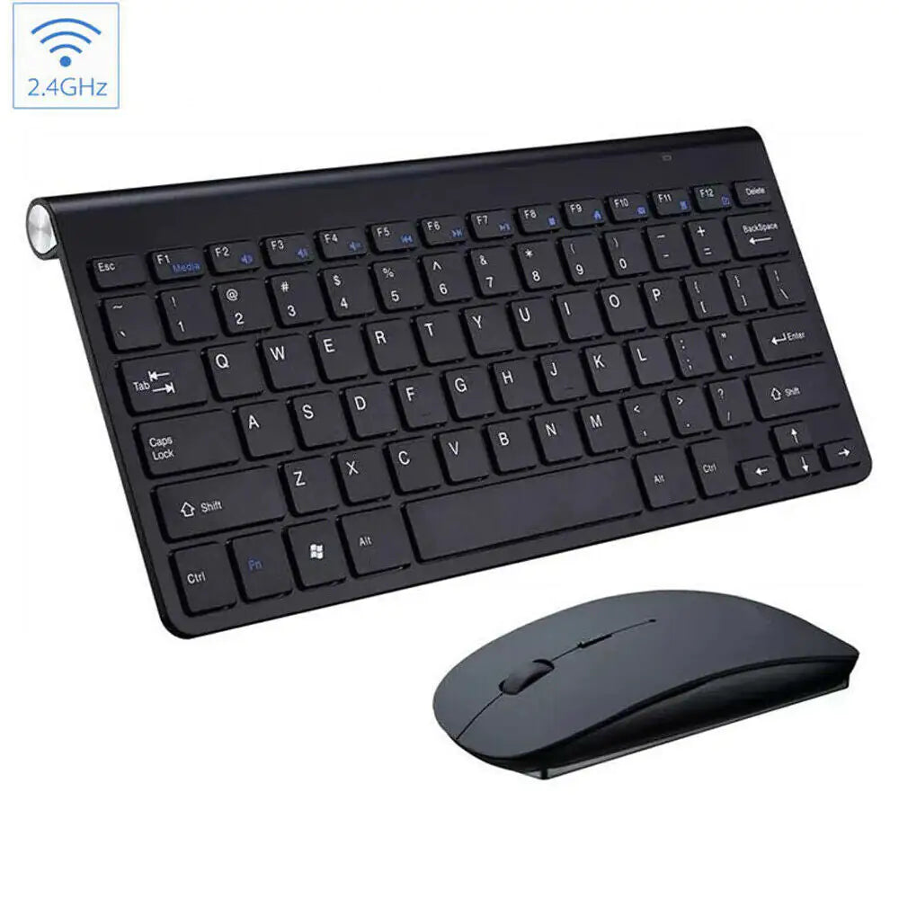 Mini Wireless Keyboard And Mouse Set Waterproof 2.4G For Mac Apple PC Computer WEM Support (www.WEM.support)