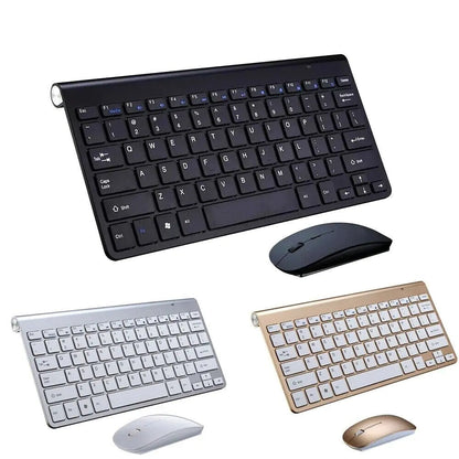 Mini Wireless Keyboard And Mouse Set Waterproof 2.4G For Mac Apple PC Computer WEM Support (www.WEM.support)