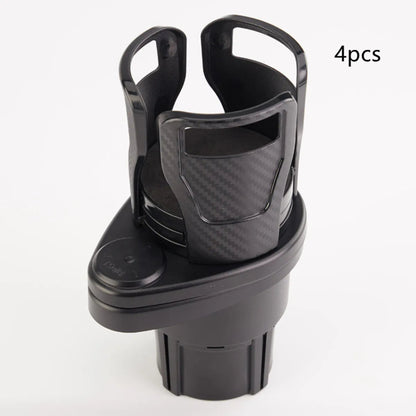 Multifunctional Car Water Cup Holder Carbon Fiber WEM Support (www.WEM.support)