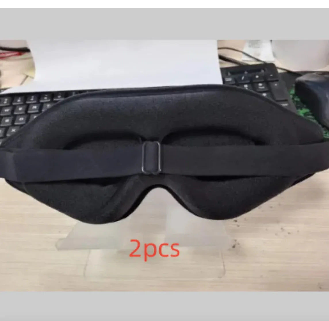 3D Contoured Sleeping Eye Mask WEM Support (www.WEM.support)