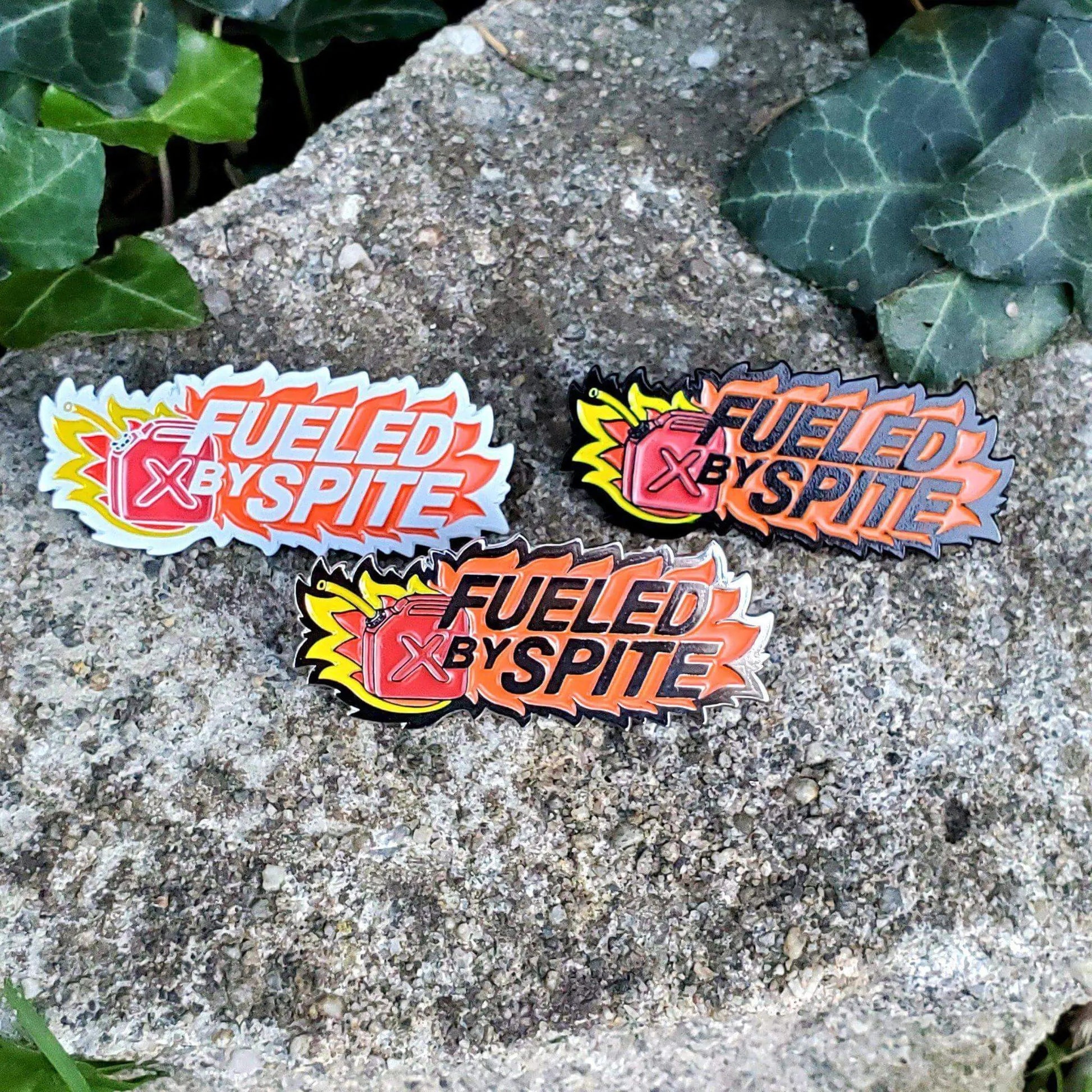 Fueled by Spite Pin WEM Support (www.WEM.support)
