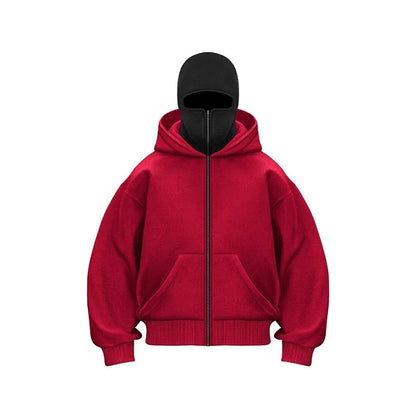 Double Hood Fleece-Lined Sweater WEM Support (www.WEM.support)