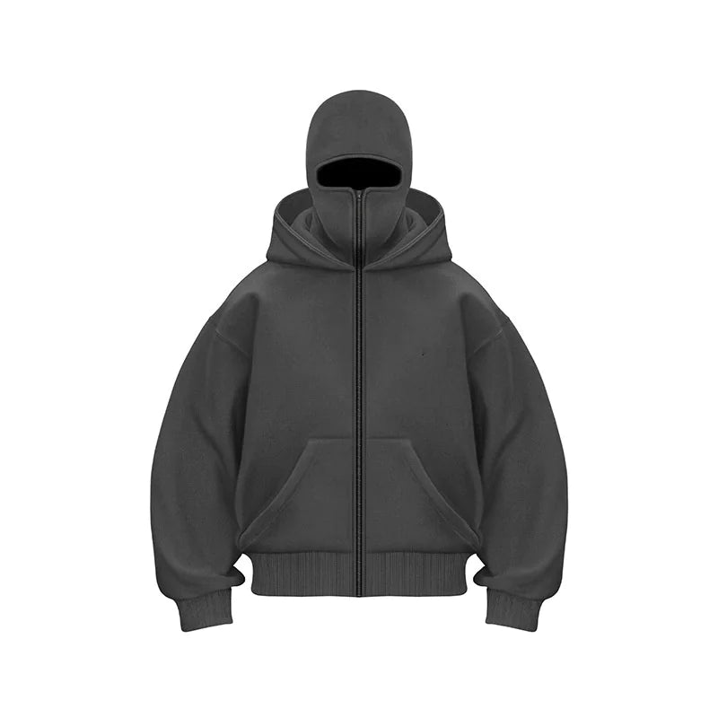 Double Hood Fleece-Lined Sweater WEM Support (www.WEM.support)