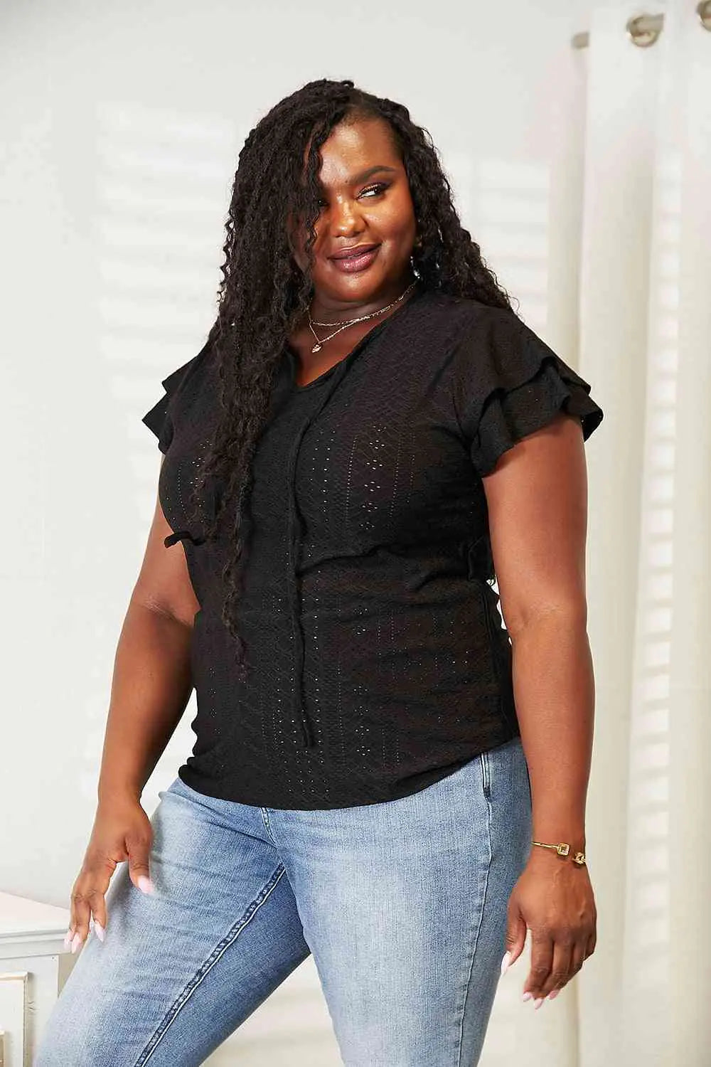 Flutter Sleeve Top WEM Support (www.WEM.support)