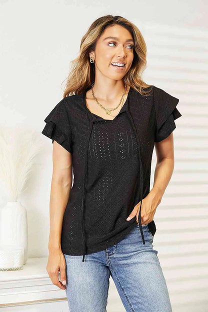 Flutter Sleeve Top WEM Support (www.WEM.support)