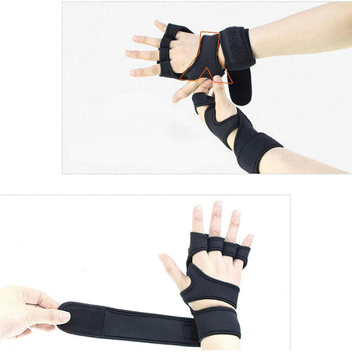 Non-Slip Half-Finger Sports Gloves WEM Support (www.WEM.support)