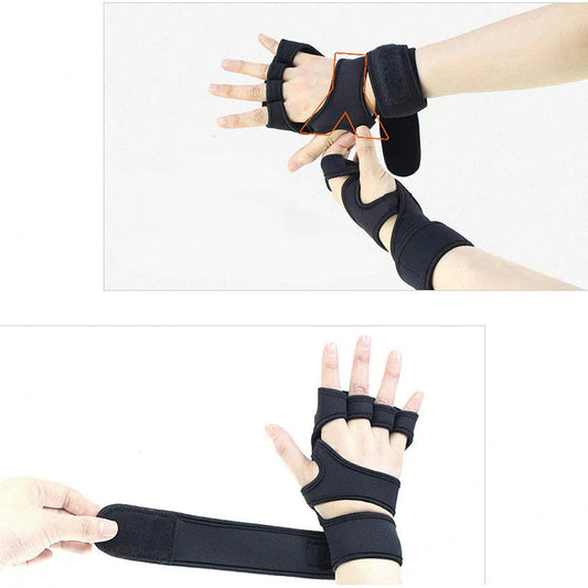 Non-Slip Half-Finger Sports Gloves WEM Support (www.WEM.support)