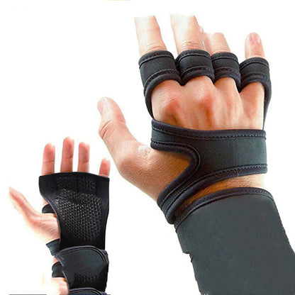 Non-Slip Half-Finger Sports Gloves WEM Support (www.WEM.support)