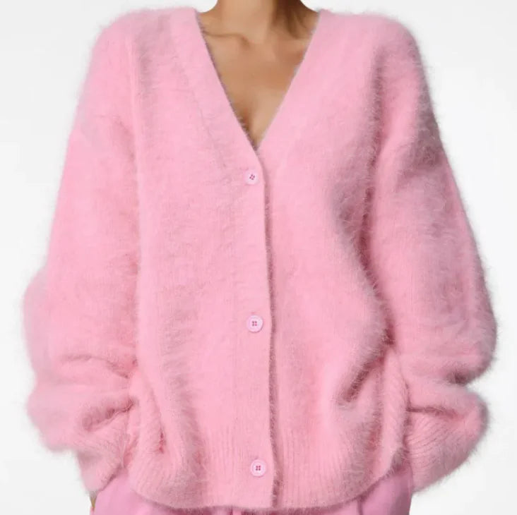 Solid Color V-Neck Pullover WEM Support (www.WEM.support)