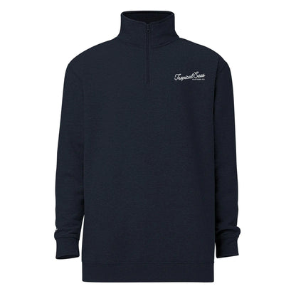 Tropical Seas Quarter Zip fleece pullover WEM Support (www.WEM.support)