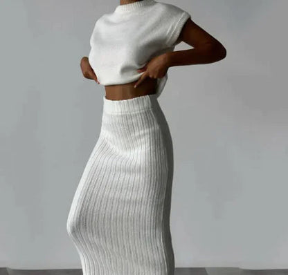 Women's Sleeveless Slim Fit Long Dress WEM Support (www.WEM.support)