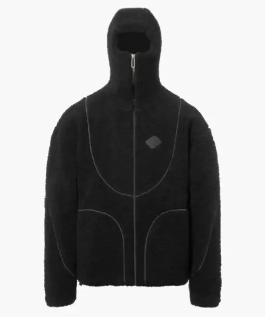 Lamb Wool Hooded Zipper Coat WEM Support (www.WEM.support)