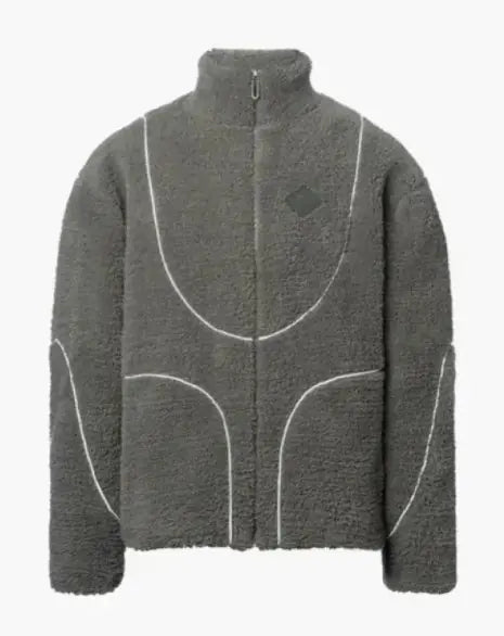 Lamb Wool Hooded Zipper Coat WEM Support (www.WEM.support)