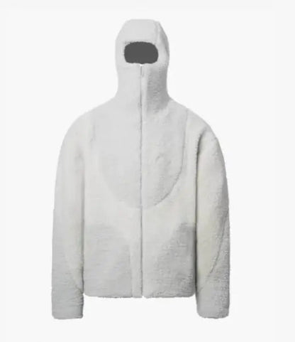 Lamb Wool Hooded Zipper Coat WEM Support (www.WEM.support)