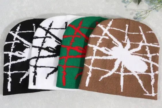Spider Web Knitted Hat WEM Support (www.WEM.support)