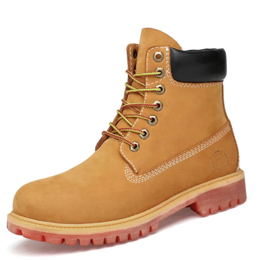Men's Matte Leather Boots WEM Support (www.WEM.support)
