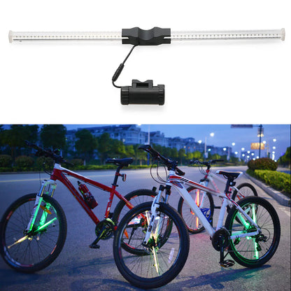 DIY Programmable 64-LED Full-Color Bicycle Light WEM Support (www.WEM.support)