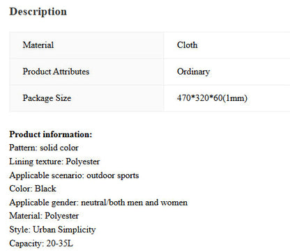 Waterproof Nylon Solar Charging Backpack WEM Support (www.WEM.support)