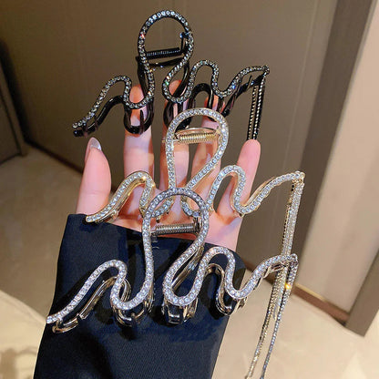 Wavy Fringe Diamond Hairpin WEM Support (www.WEM.support)