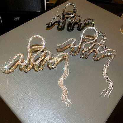 Wavy Fringe Diamond Hairpin WEM Support (www.WEM.support)