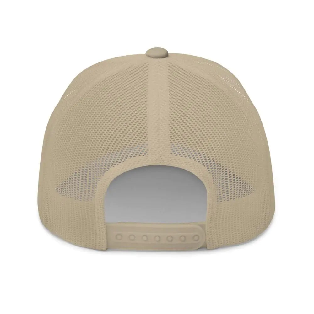 Tropical Seas Shark Fin Trucker Hat WEM Support (www.WEM.support)
