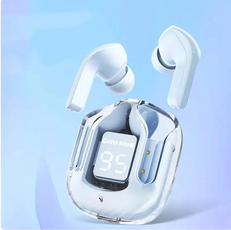 Wireless Bluetooth Earbuds with Digital Display & Call Function WEM Support (www.WEM.support)