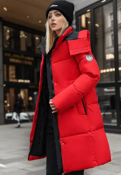 Women's Fashion Simple Thickened Cotton Padded Coat WEM Support (www.WEM.support)